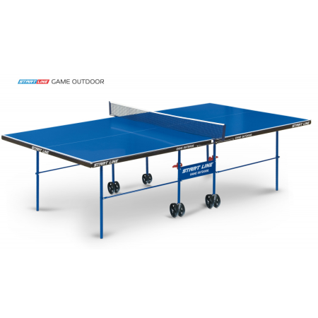 Стол теннисный Game Всепогодный с сеткой (синий, зелёный)